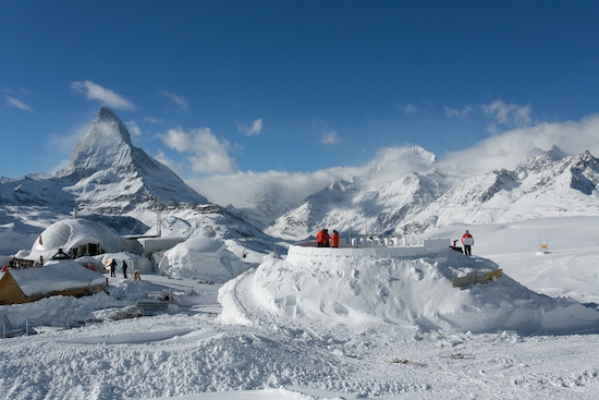 Which Mountain is Home to the World’S Largest Snow Igloo