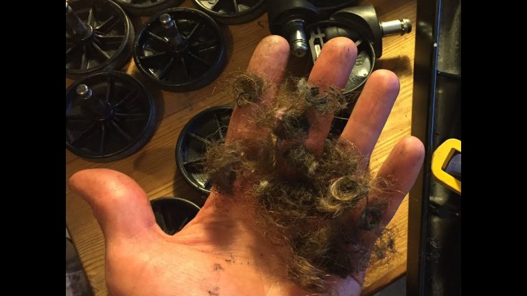 How to Remove Hair from Chair Wheels