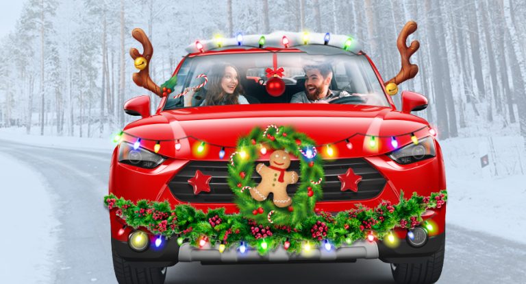 How to Decorate a Car for Christmas