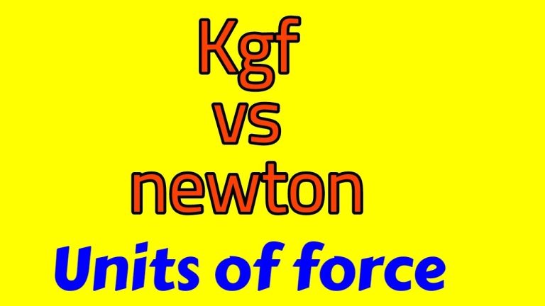 What Is Kgf In Physics?