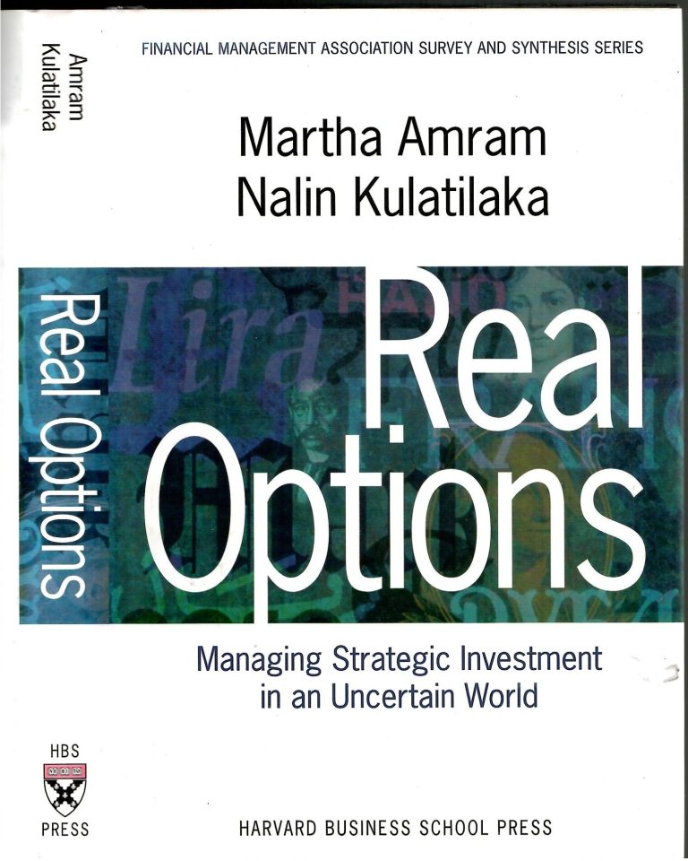Real Options Managing Strategic Investment In An Uncertain World