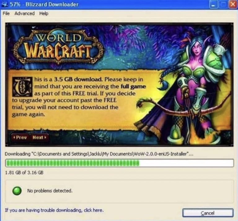 Used An Old World Of Warcraft Game Code To Activate