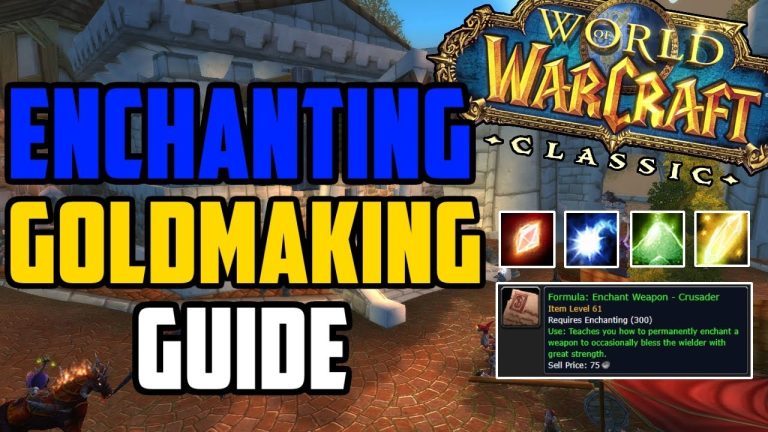How To Sell An Enchant On World Of Warcraft
