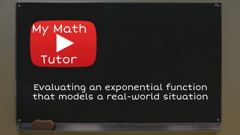Evaluating An Exponential Function That Models Real-world Situations Calculator