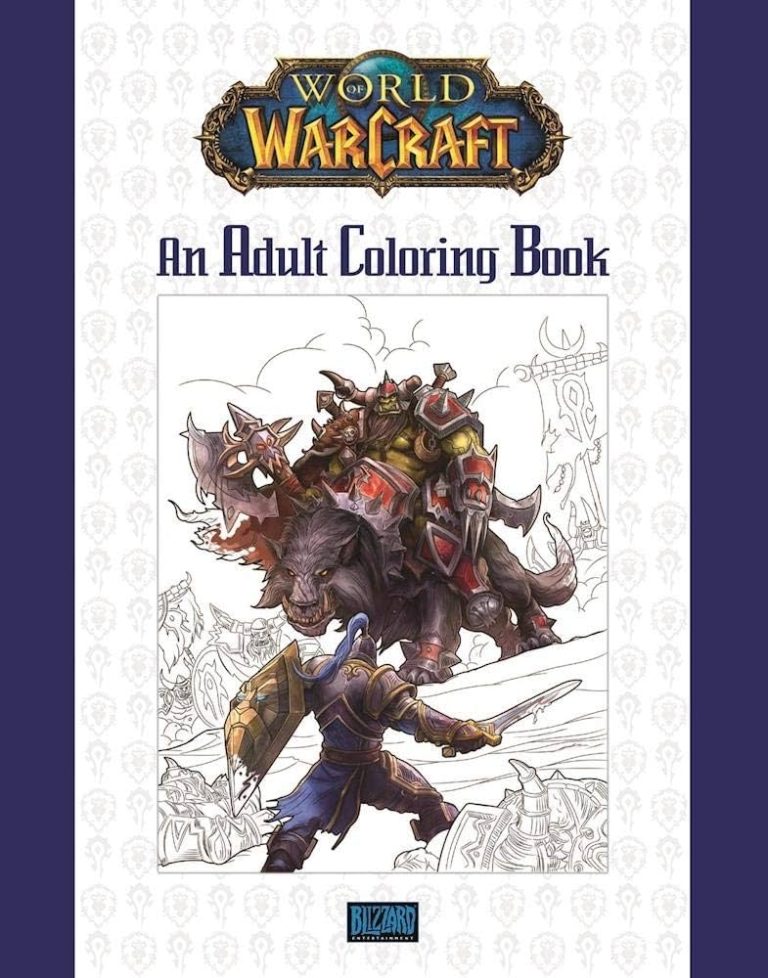 World Of Warcraft An Adult Coloring Book