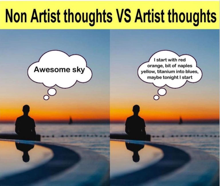 How An Artist Views The World