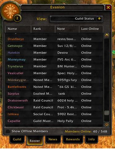 What Should An Officer Sheet Have World Of Warcraft