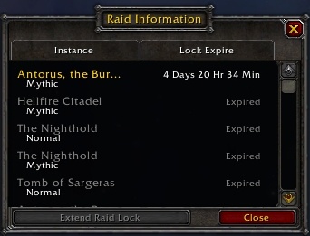 What Is An Instance Lock In World Of Warcraft