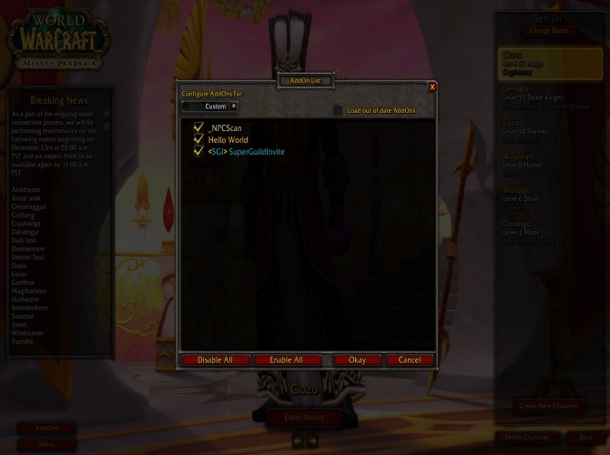 How To Write An Addon For World Of Warcraft