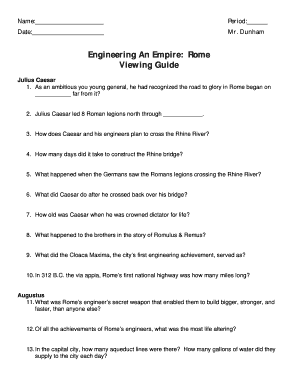 World History Engineering An Empire Rome Answer Sheet